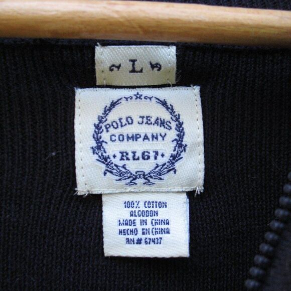 Polo Navy Fitted Ski Sweater - Picture 6 of 6